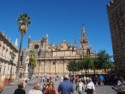Seville's huge cathedral